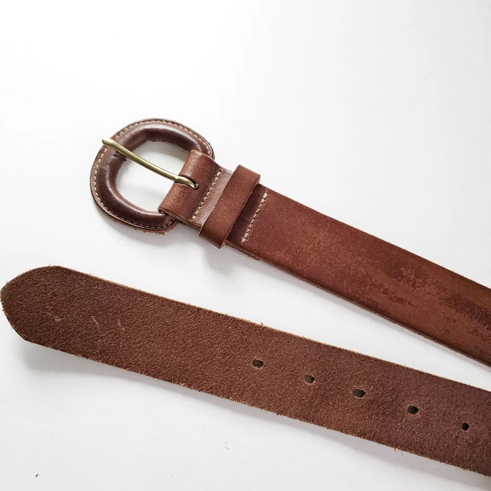 Polo Ralph Lauren Italian Saddle Genuine Leather Brown Belt Men’s Medium 75/30